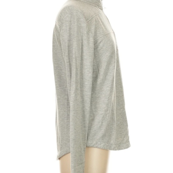 Vineyard Vines Heather Gray Quarter-Zip Sweater - Picture 3 of 6